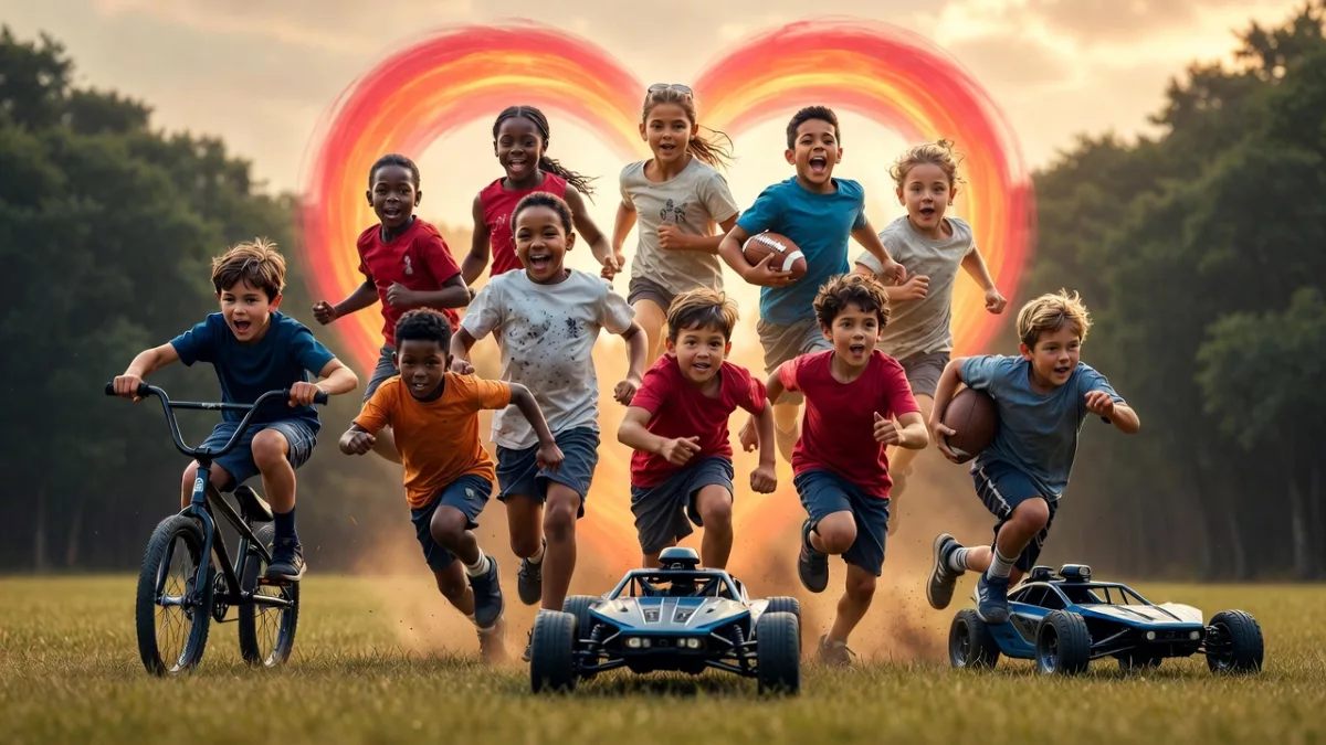 Ages 9–12 - Type: Classic Multi‑Sport, Team Games, BMX Trail Riding + Optional RC Car Club Camp